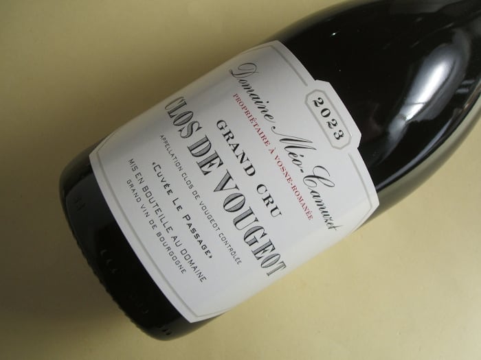 特級 クロ・ド・ヴージョ ル・パサージュ 2023年 ドメーヌ・メオ・カミュゼ