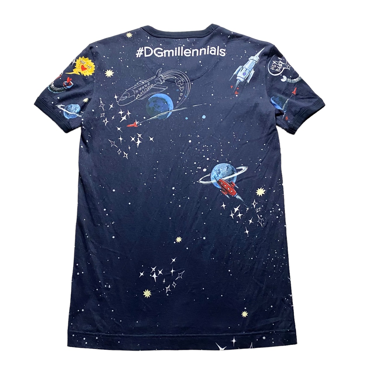 DOLCE&GABBANA “DGmillennials” space print tee