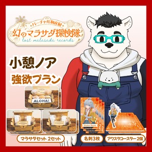 【強欲プラン】【小憩ノア】バーチャル物産展 LOST MALASADA RECORDS ~幻のマラサダ探検隊~