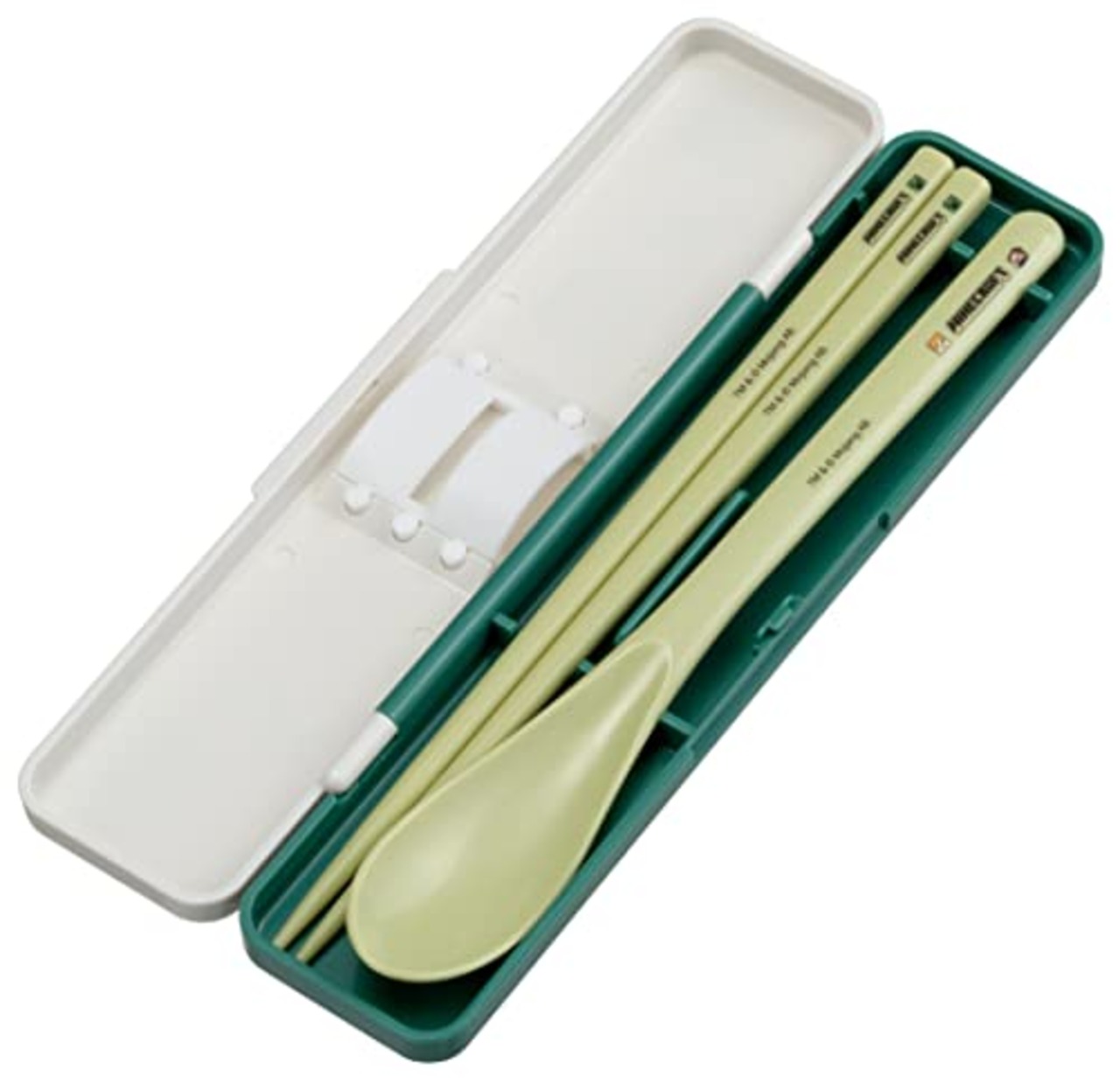 スケーター(Skater) 箸 スプーンセット 弁当 大人用 抗菌 コンビセット 18cm カチャカチャ鳴らない 日本製 マインクラフト エクスプローラー モア Minecraft CCS3SAAG-A