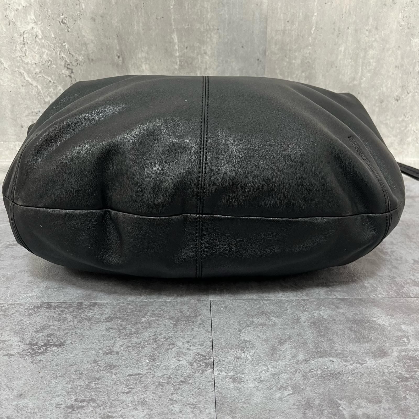 COACH】コーチ ショルダーバッグ ブラック レザー F13731 レディース