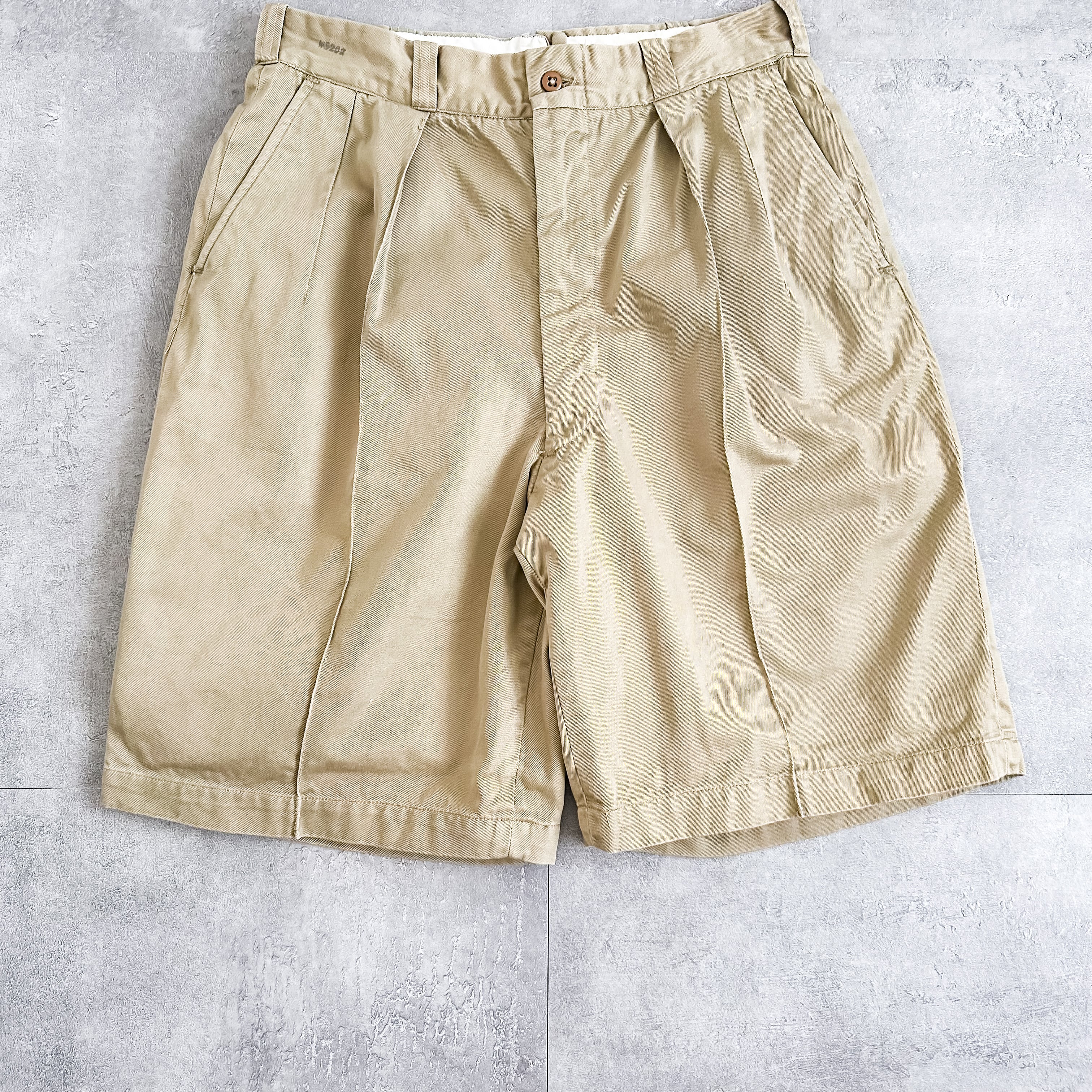 Vintage 1950's US ARMY two tuck chino shorts ① | cou cou used