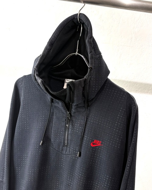 00s NIKE "Multi Dot" Half-Zip Tech Sweat Hoodie