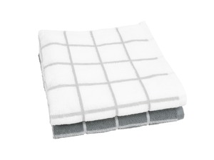 【数量限り】Kosugizen ミニバスタオル クロスライン 2色各1枚入 50×100㎝ 小さなサイズのバスタオル しなやか細番手パイル 2枚セット SV-4611-2WG