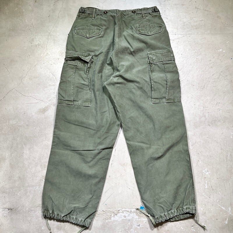 50's U.S.ARMY M-1951 M-51 フィールドパンツ STEIN WAY CLOTHING MIL-T-2060A オリーブ  REGULAR MEDIUM 米軍 CONMARジッパー W34 USA製 希少 ヴィンテージ BA-1812 RM2231H | agito  vintage