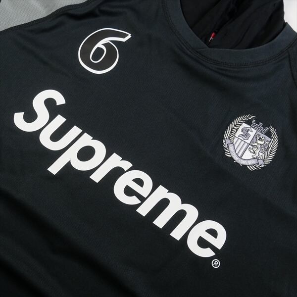 Size【S】 SUPREME シュプリーム 23AW Hooded Soccer Jersey Black ...