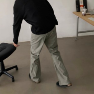 ヘンリーネックベーシックニット　0874