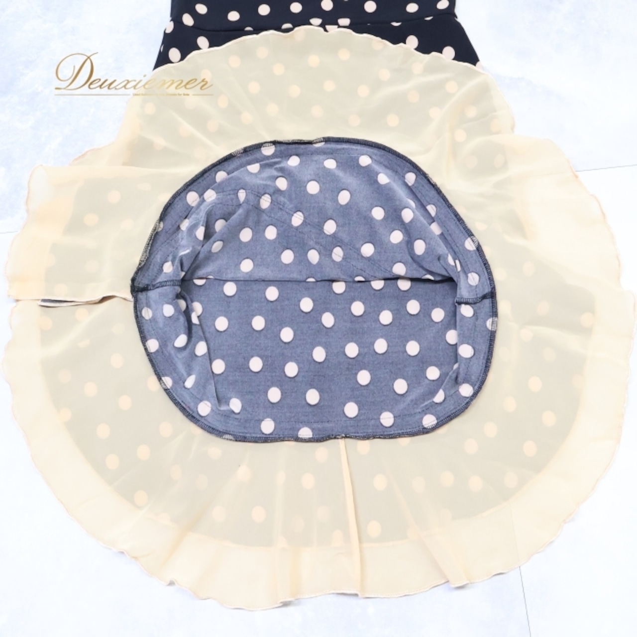 フラメンコ 衣装 ファルダ スカート ボウタイ ブラック系 ゴールド系 ベージュ系 ドセデルフラメンコ DOCE del FLAMENCO 黒 ゴールド ベージュ レース フリル フラメンコスカート ダンス衣装 おしゃれ 高級感 フリルデザイン