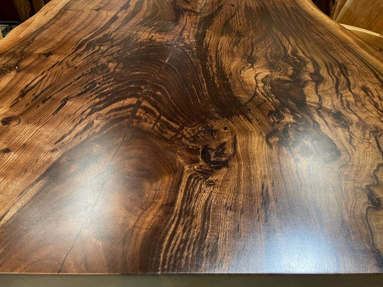 クラロウォールナット_2250×950-790-900×43_浅草本店_テーブル天板/一