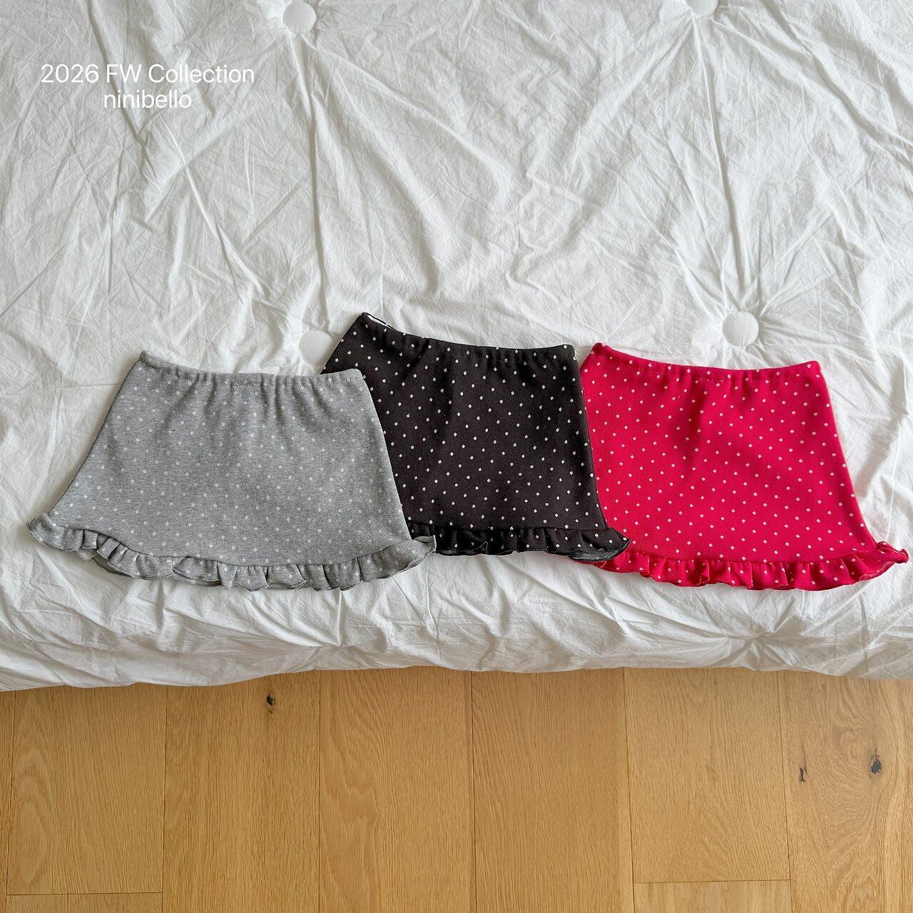【予約】Dear Dot Skirt / ninibello