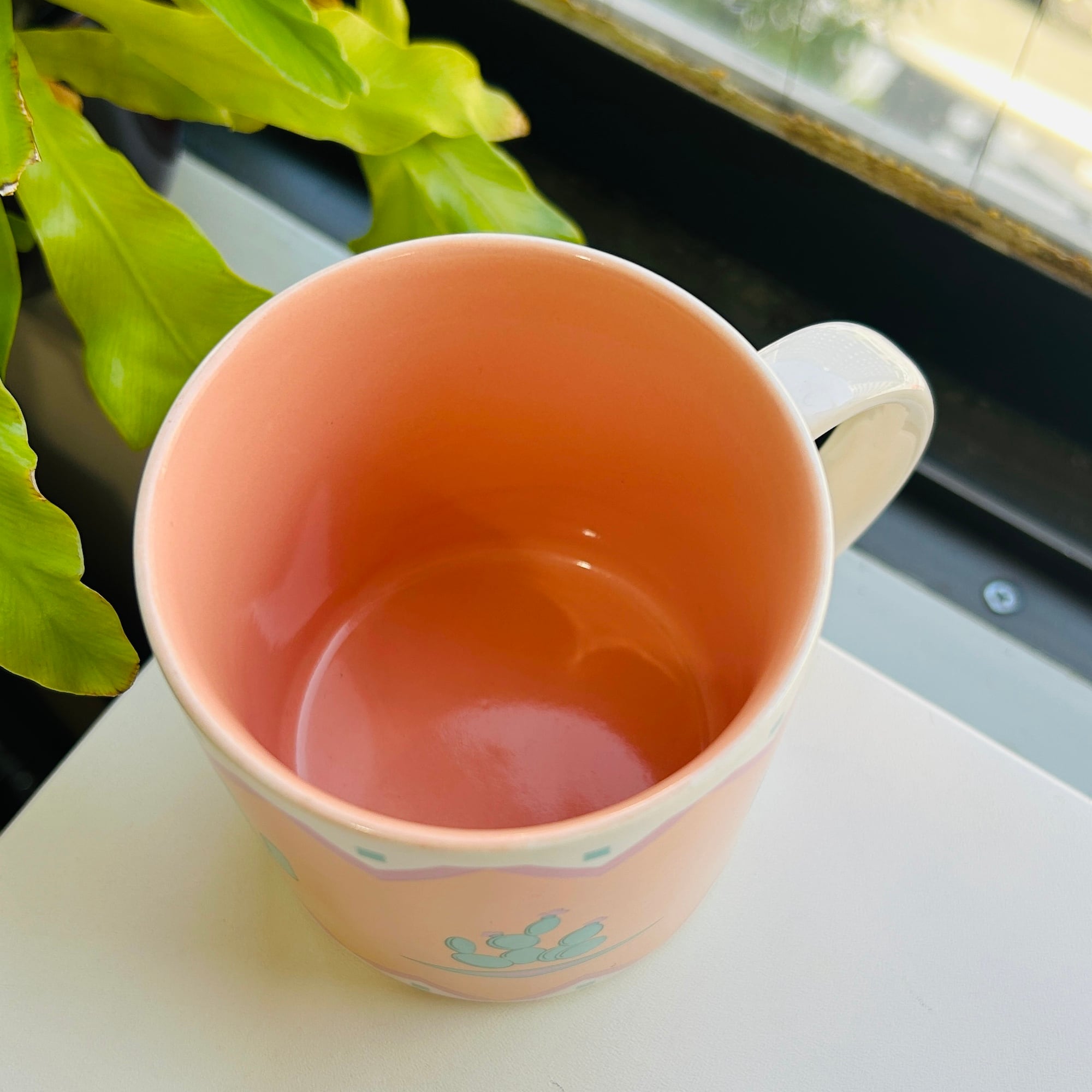 サーモンピンク・サボテンマグカップ | Milo Antiques & Vintage
