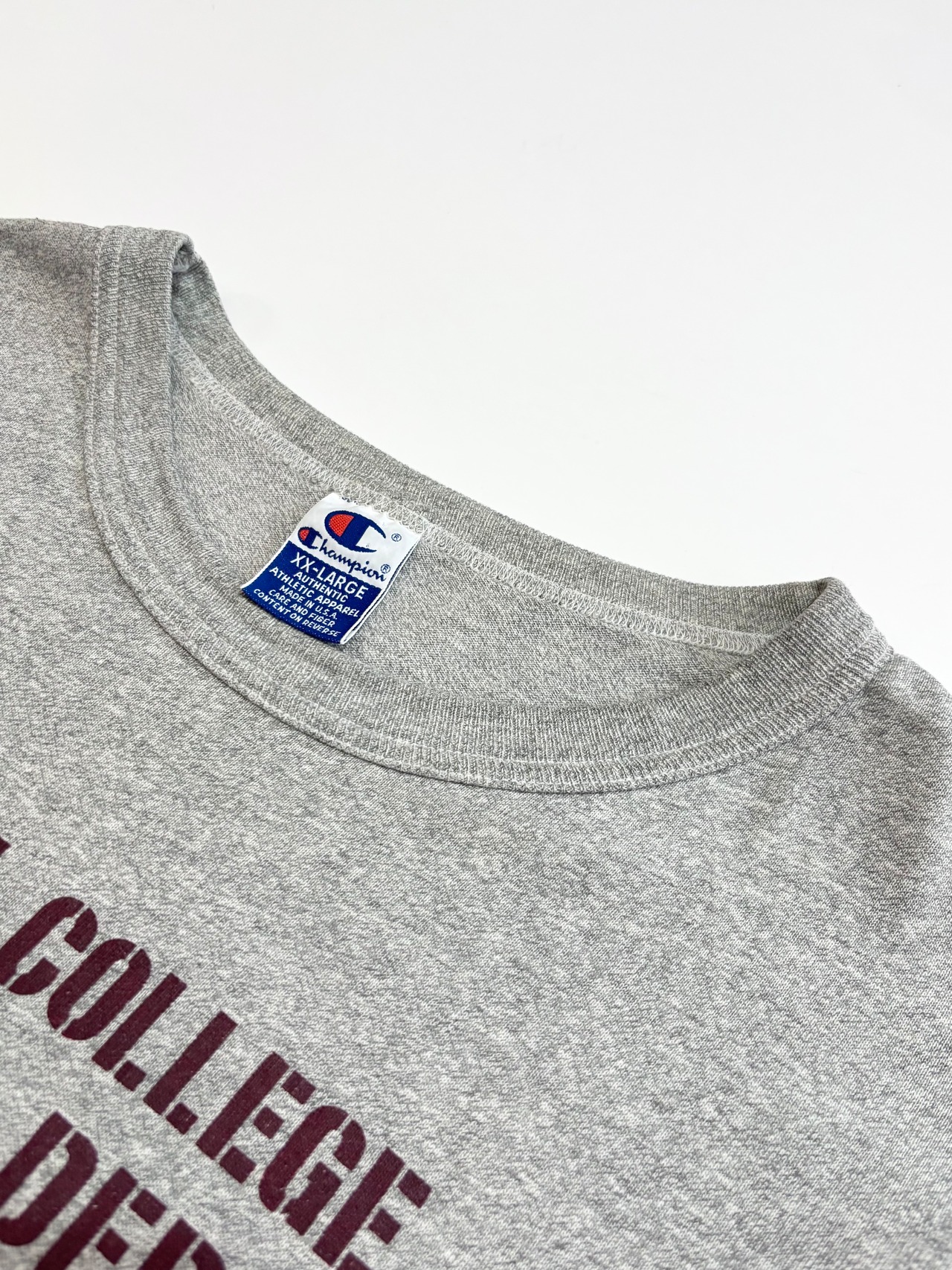 90s Champion "STENCIL PRINT" Tee MADE IN USA Size XXL