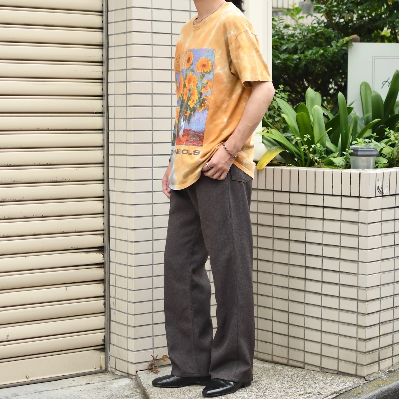 80's~ Wrangler launcher pants brown