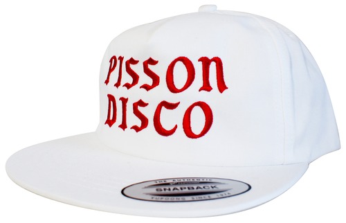Polycotton Cap HW "PISS ON DISCO"