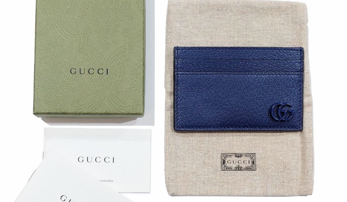 GUCCI グッチ GGキャンバス × レザー ハート金具 グッチ GGキャンバス