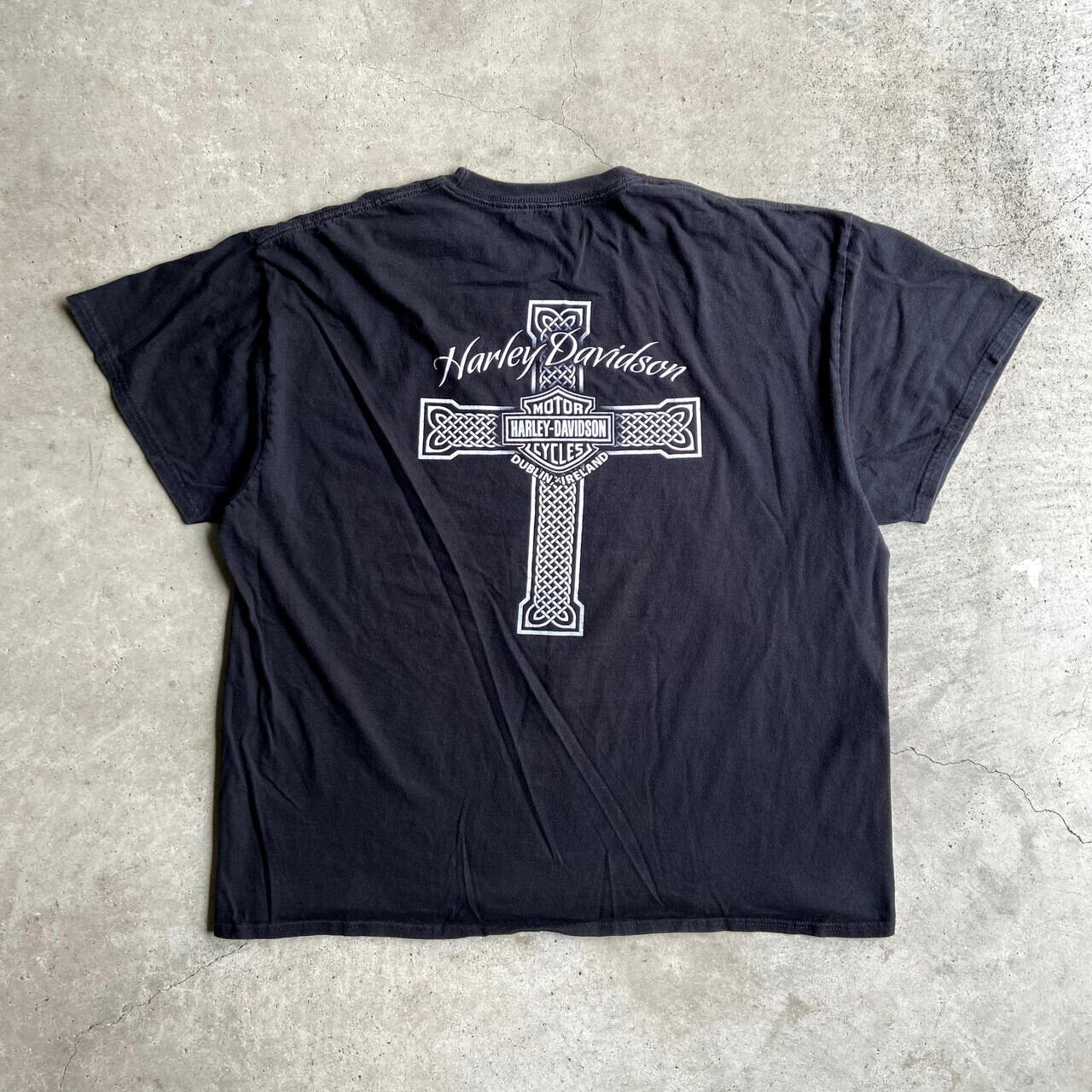 ビッグサイズ Harley-Davidson ハーレーダビッドソン 両面プリント T