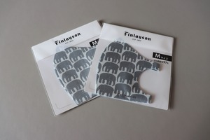 Finlaysonフィンレイソン　エレファンティ　洗えるマスク　グレー　Ｍサイズ