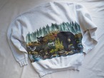 1990’s USA HILLER Tennessee Bear Print Sweatshirt／M