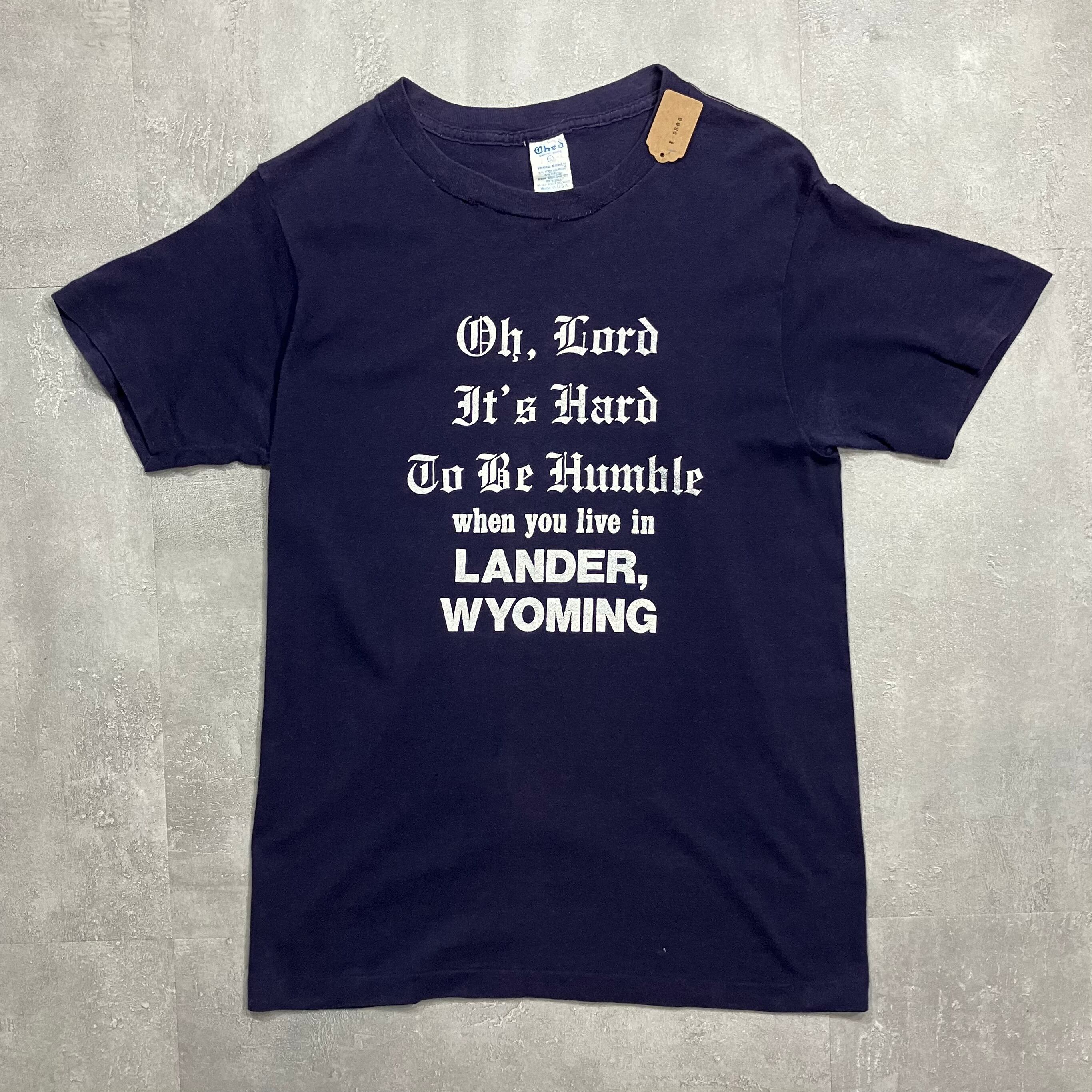 《L size》Ched 80s usa製 プリントTシャツ オールドイングリッシュ シングルステッチ No.3811