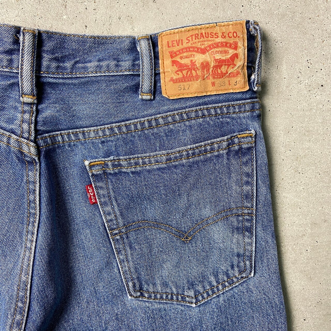 00年代 Levi's リーバイス 517 ブーツカット フレアデニムパンツ