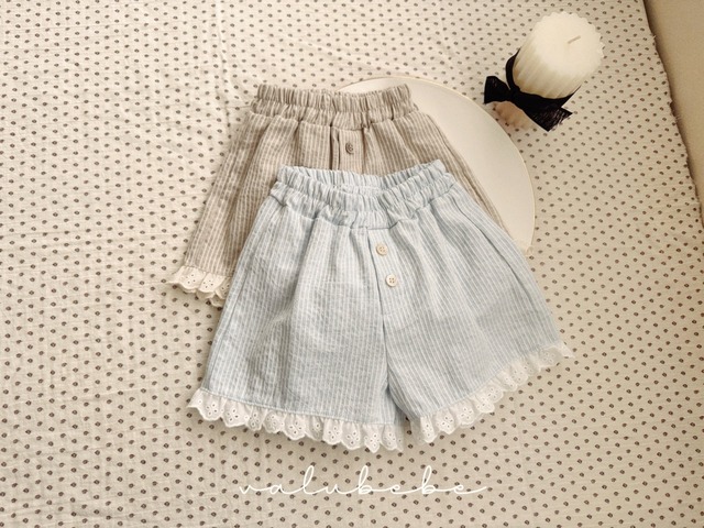 ★即納★ valubebe｜classic lace half pants｜クラシックレースハーフパンツ｜18M-S｜baby&toddler｜26 spring