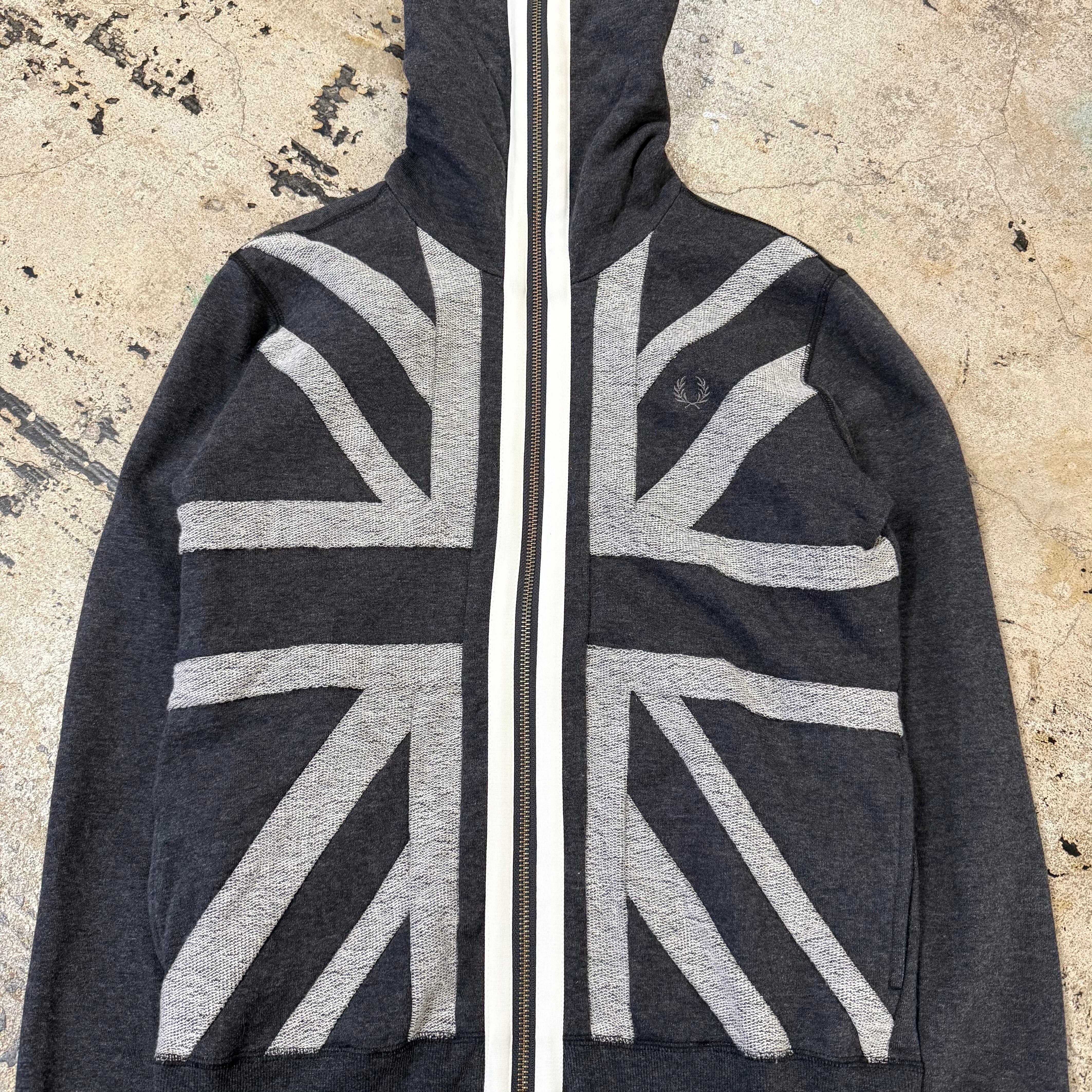 00s FRED PERRY UNION JACK FULL ZIP UP HOODIE | GALAXIES