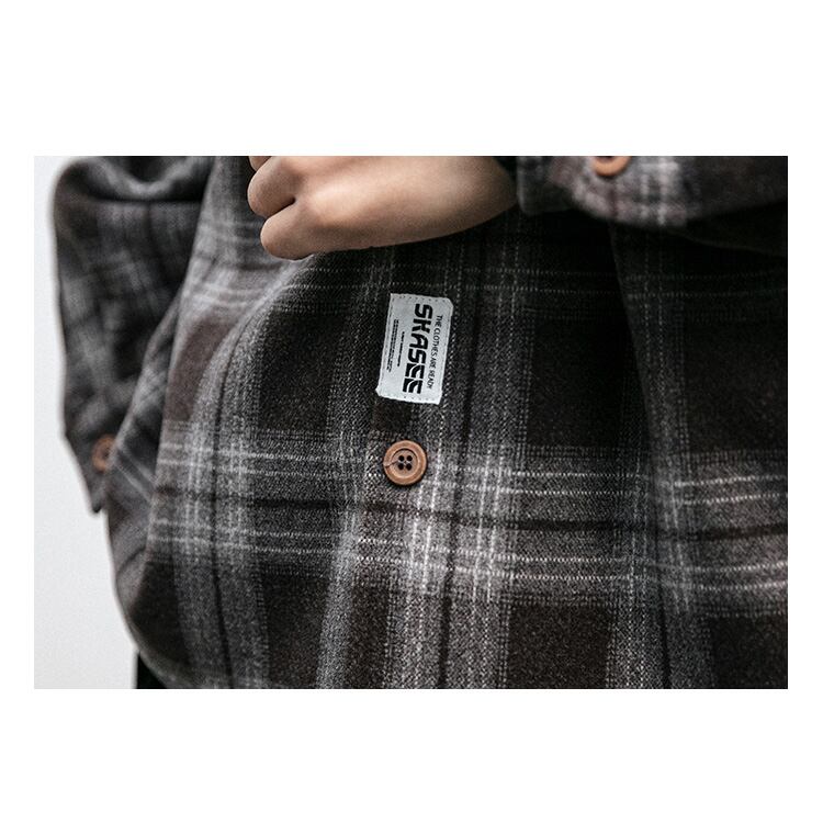 ★THICK BRUSHED CHECK SHIRT　　　32254