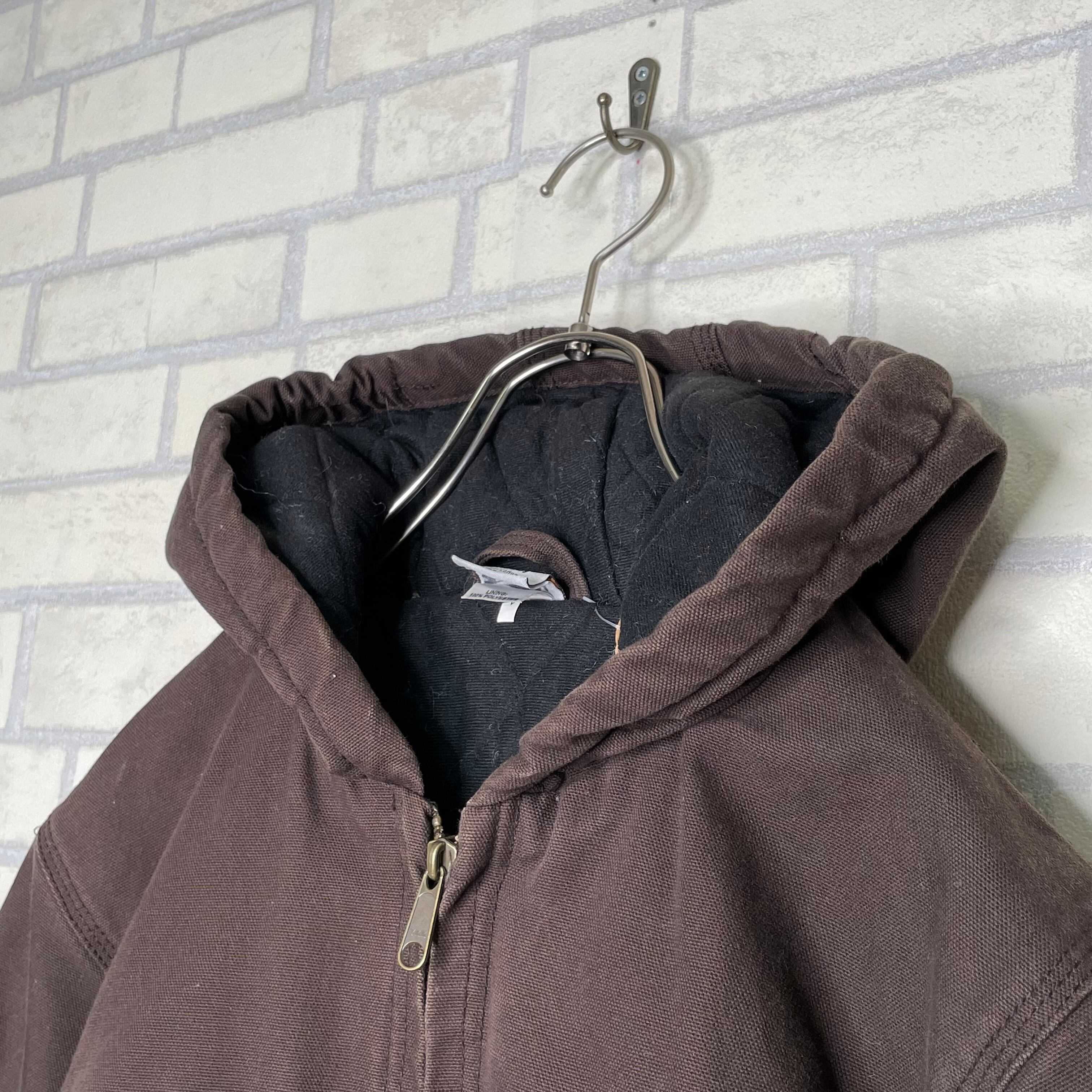 Carhartt アクティブジャケット S（XS相当）革パッチ コットン100 