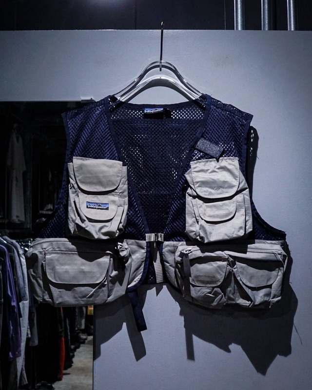 【add (C) vintage】90's “Patagonia” Pocket Vintage Mesh Vest