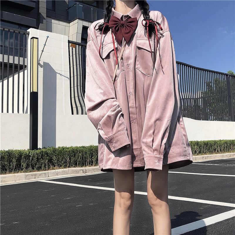 2色 リボン付きコーデュロイワンピ Sucrier シュクリエ お砂糖みたいに甘くてかわいい 量産型プチプラガーリー服 通販