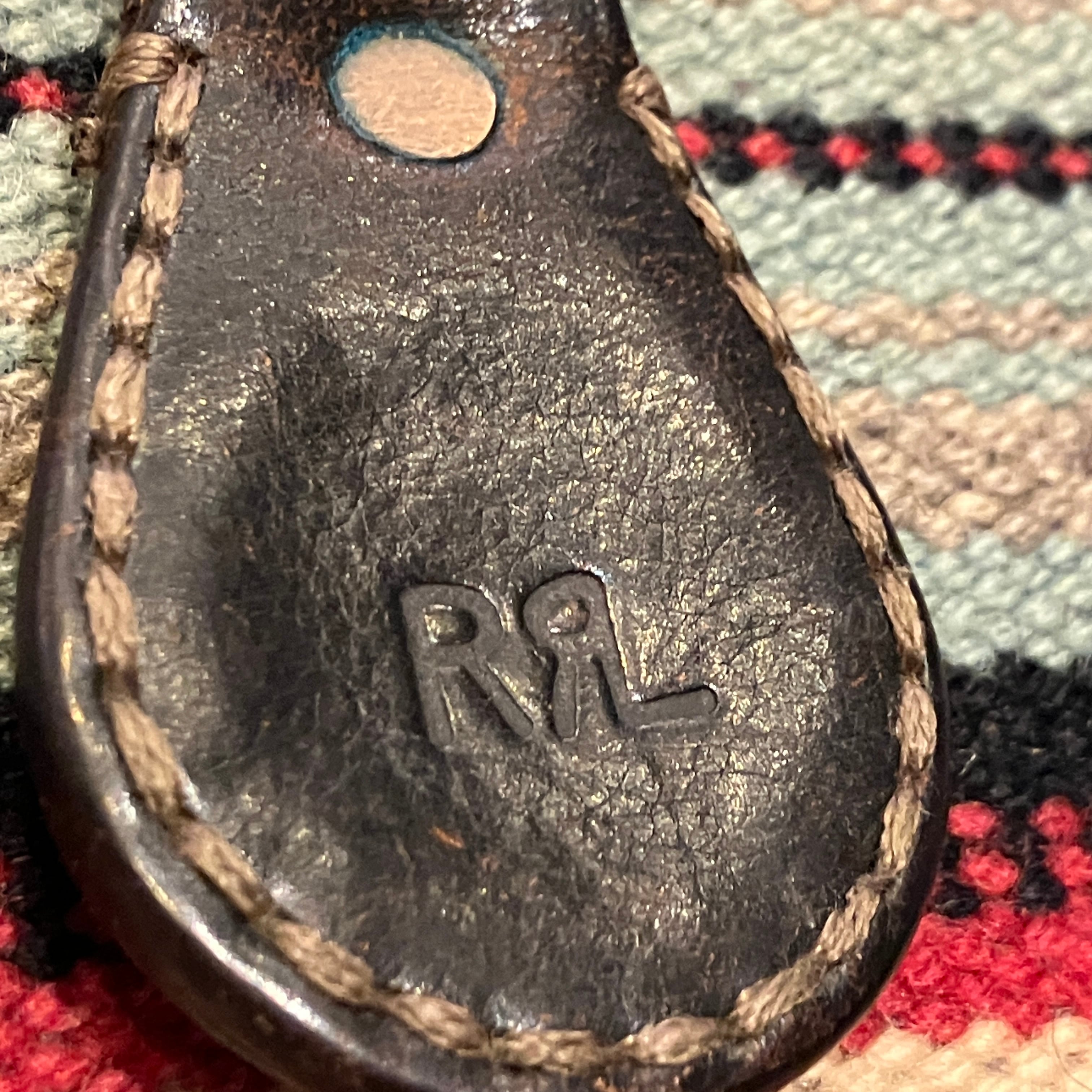 RRL LEATHER STUDS KEY HOLDER | safarionline