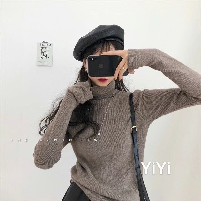 シンプルタートルニット AJ111-5083