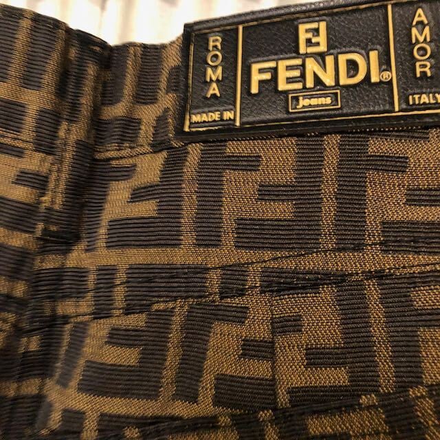 FENDI jeans 　フェンディジーンズ ズッカ柄　ミニ丈スカート　/1220116 | number12 powered by BASE