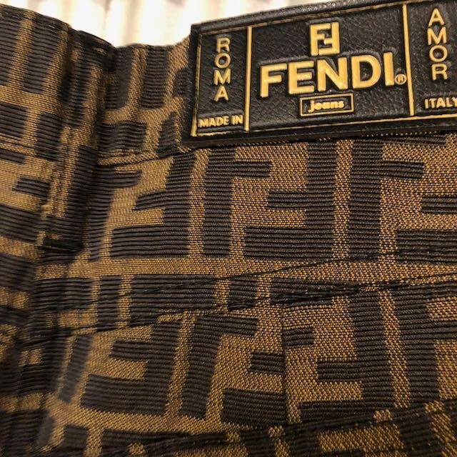 FENDI jeans フェンディジーンズ ズッカ柄 ミニ丈スカート /1220116 