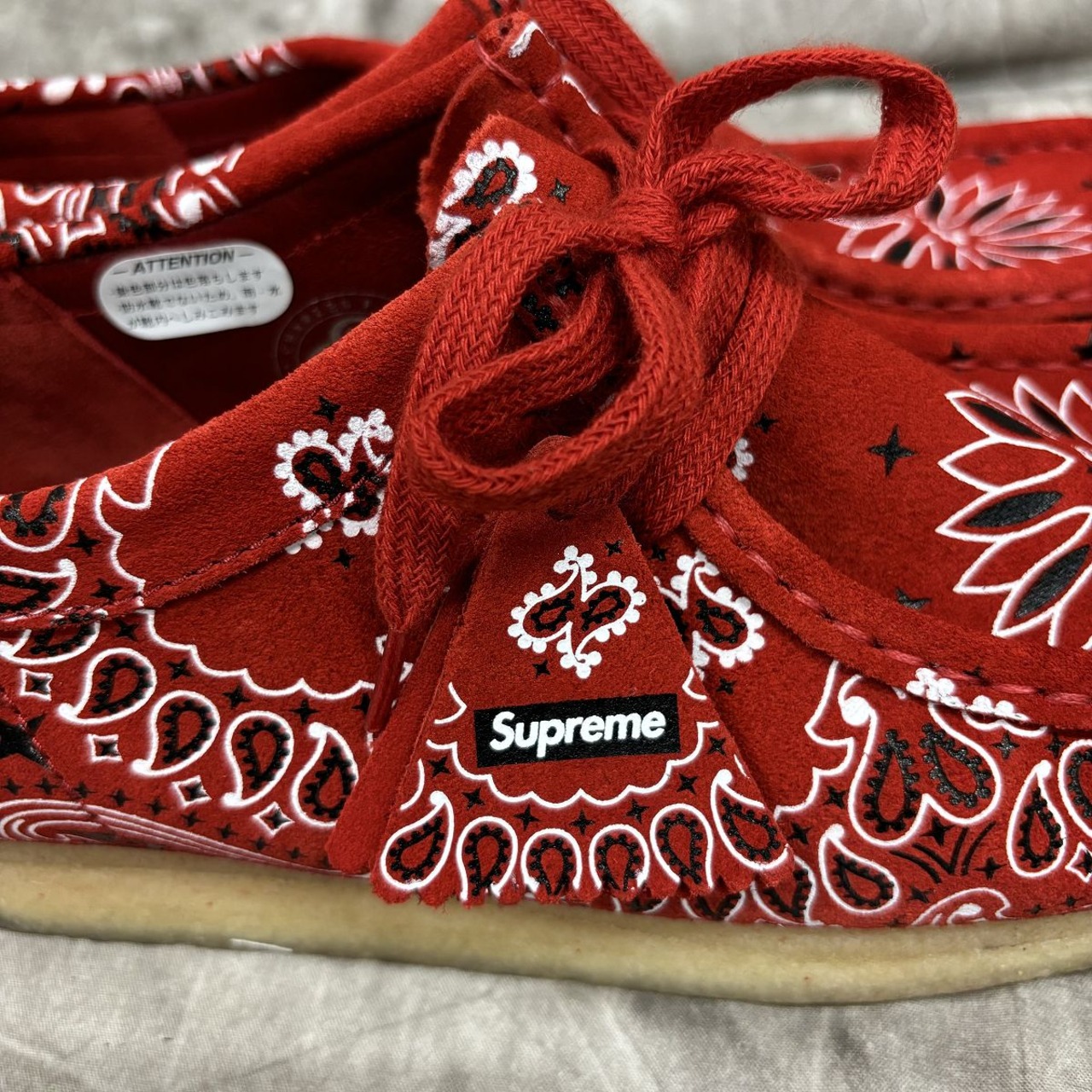 Supreme×Clarks/シュプリーム×クラークス【19SS】Bandana Wallabee 