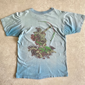 1960~70s Vintage Native American Warrior Tee M H253