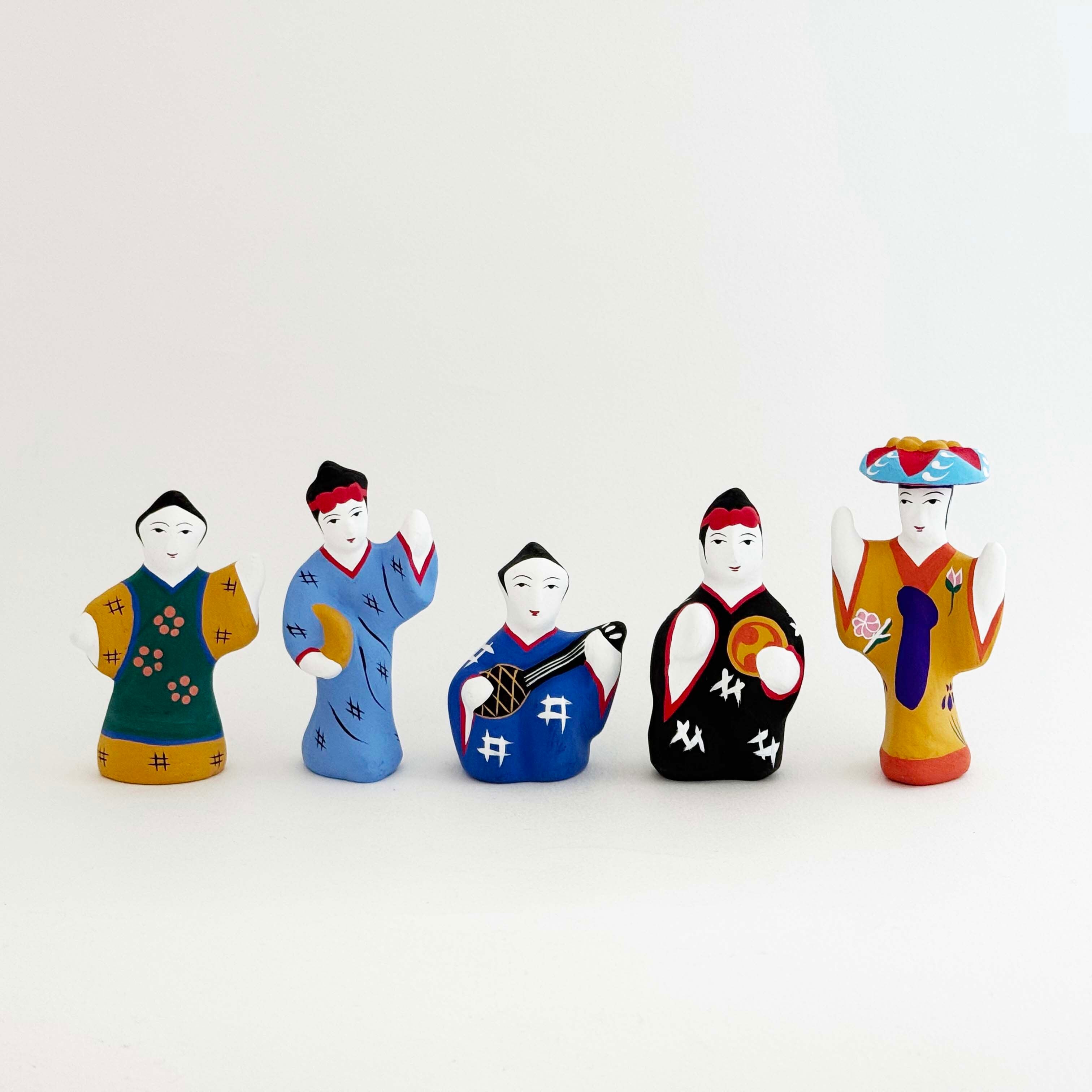 琉球伝統玩具土人形 んーちゃふぅとぅきー(デッドストック)