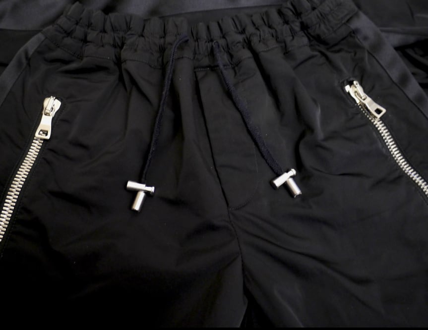 新品タグ付き　バルマン　balmain スラックス　サイドライン 美品◇ BALMAIN PARIS バルマン 側章 バンド サイドライン イージー