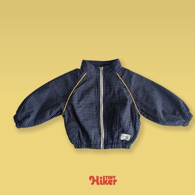 《送料無料》予約:チェックサイドラインジャンパー【TinyHiker】