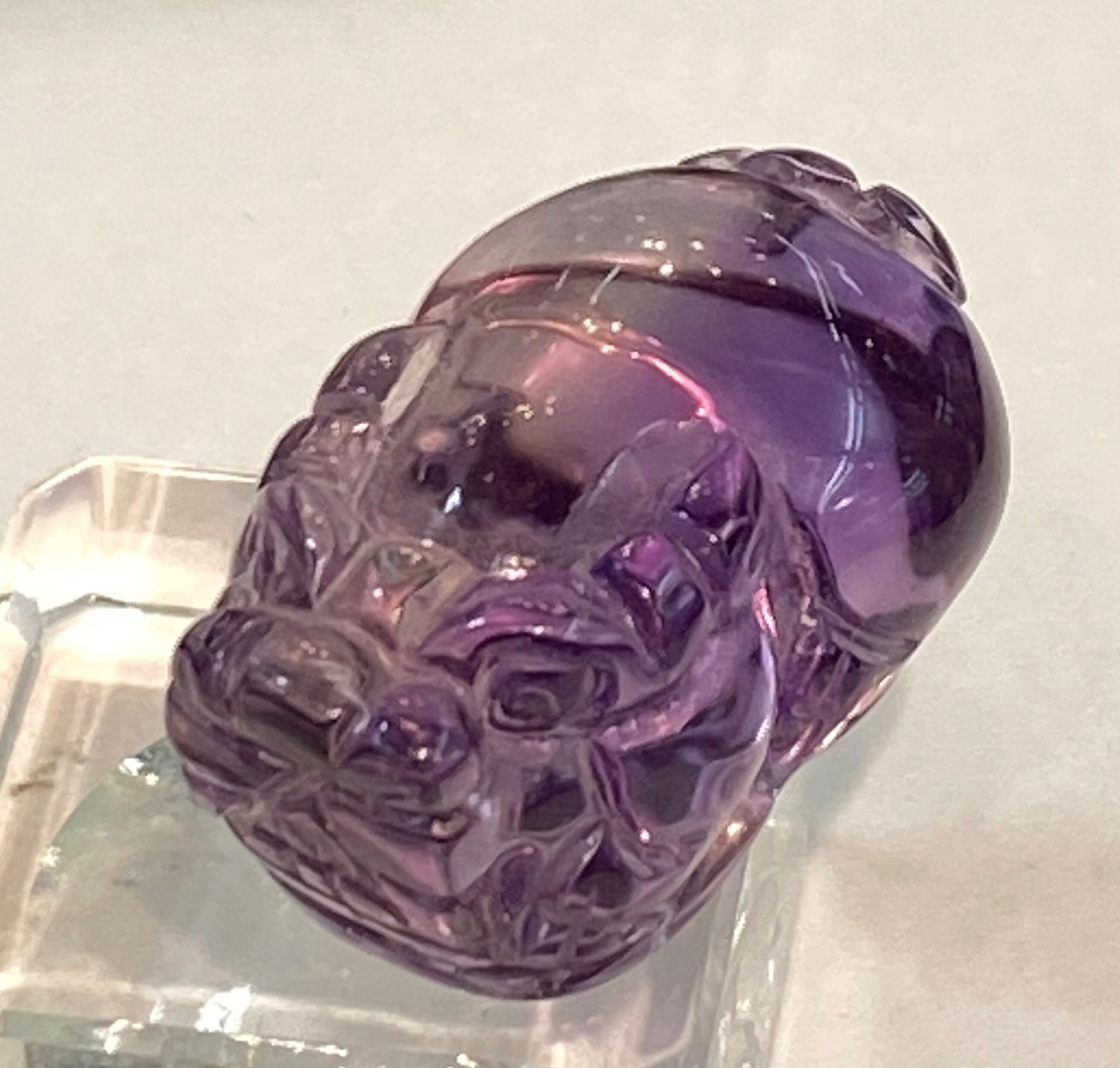 厳選 ナミビア産 宝石質 アメトリン アメジスト貔貅 ヒキュウ 透明度