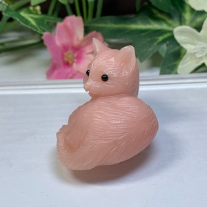 19.ピンクオパール猫・インテリア