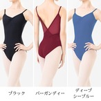 クロスメッシュ キャミソールレオタード 3色展開 L1008