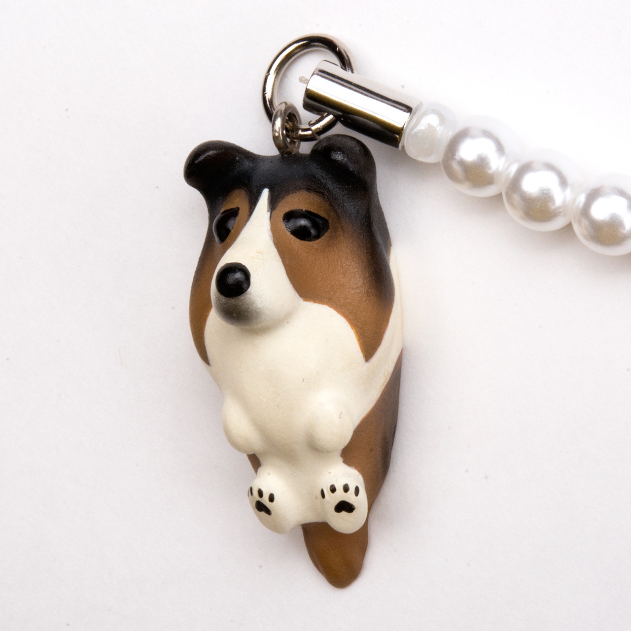 Dog 92 Sheltie シェルティー セーブル ビーズ ストラップ DN-2502