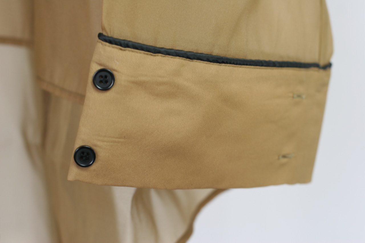 【Parc.1】Sheer Asymmetry Shirt(108-066315)
