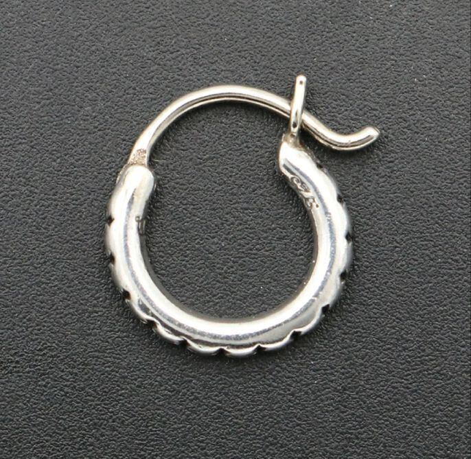 クロムハーツ TFLフープピアス CHROME HEARTS クロムハーツ TFL フープピアス スモール