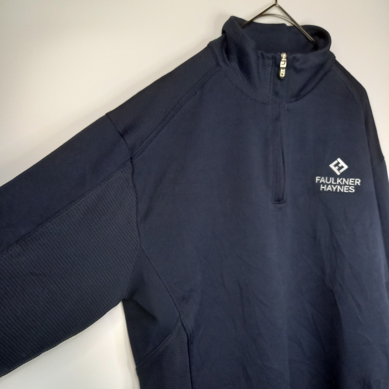 CUTTER&BUCK　ハーフジップ　スウェット　　トレーナー　企業ロゴ　L