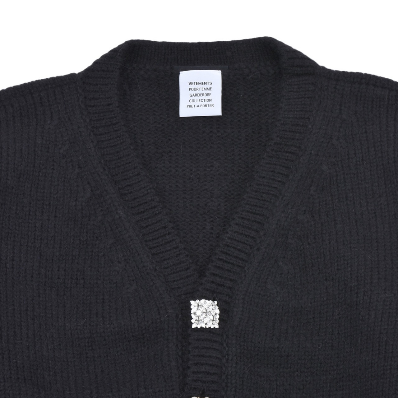 【VETEMENTS】FANCY BUTTON CARDIGAN - 6