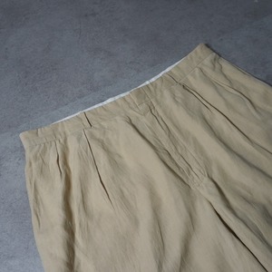 Polo by Ralph Lauren Double-pleated linen silk shorts [W40] 古着