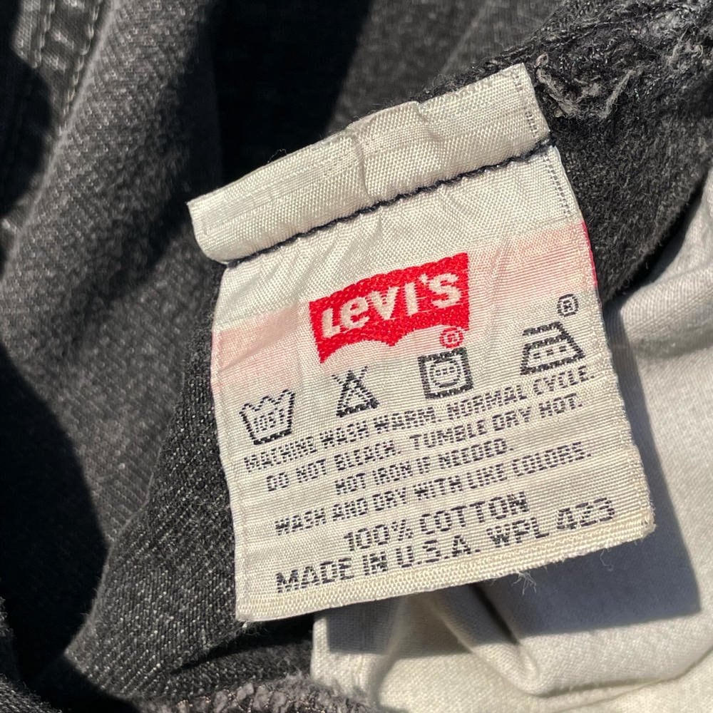 Levis 501 Black [Levis 501-0660 Made in USA] [1990s] Vintage Black