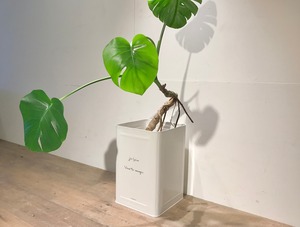 一斗缶　リメイク　植木鉢　鉢カバー　インダストリアル